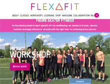 Tablet Screenshot of flexafit.com